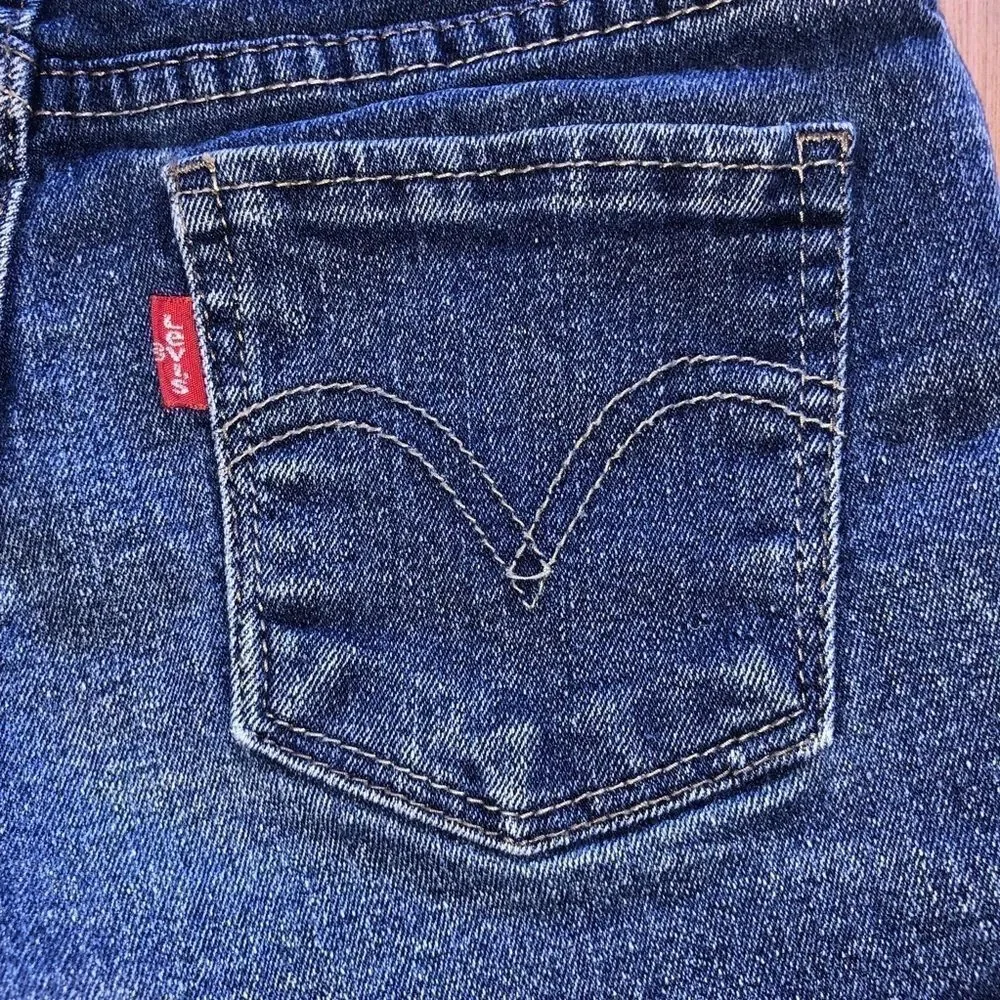 Levi's Denim Shorty Shorts